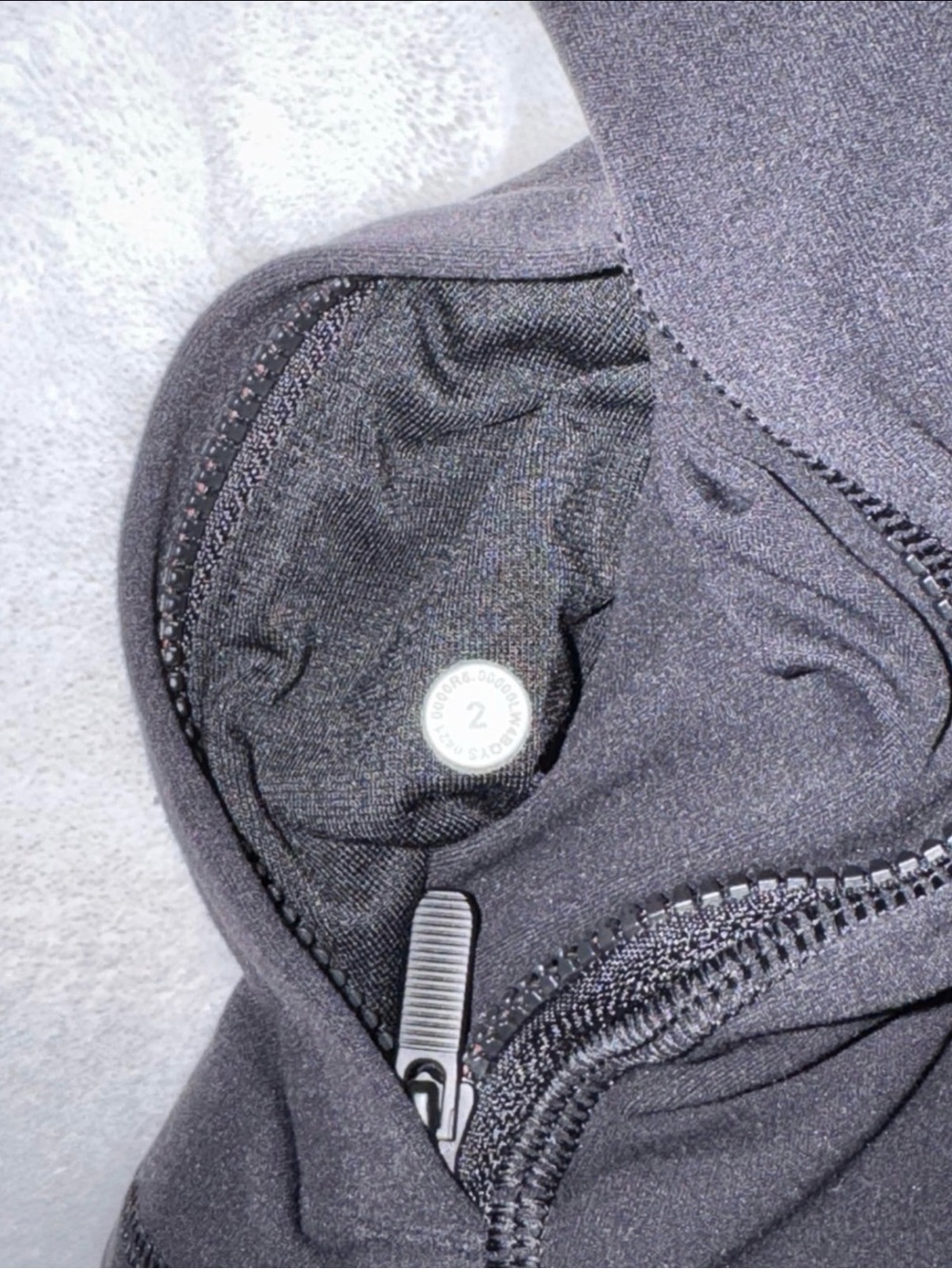 lululemon athletica Black Full-Zip Hooded Jacket - Picture 4 of 4